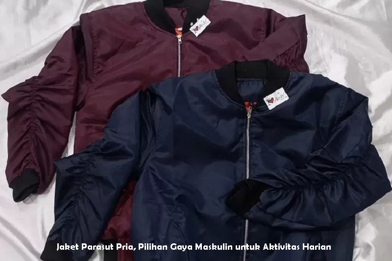 Jaket Parasut Pria