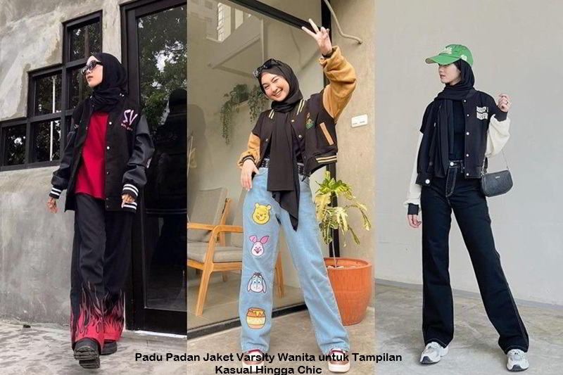 Jaket Varsity Wanita
